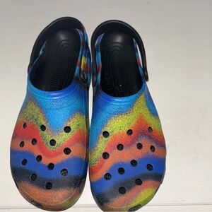 Colorful Men’s  Crocs size 13